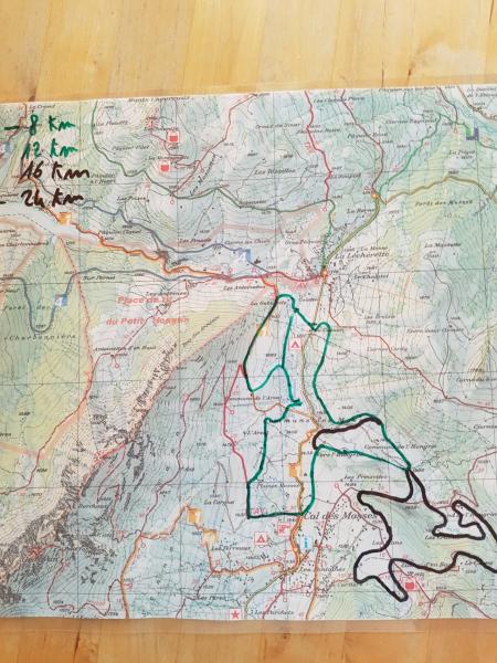 Plan pacours distance